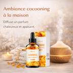 Huile parfumée / parfum ambiance d’Ambre – Relaxation & Sommeil Profond (30 ml)