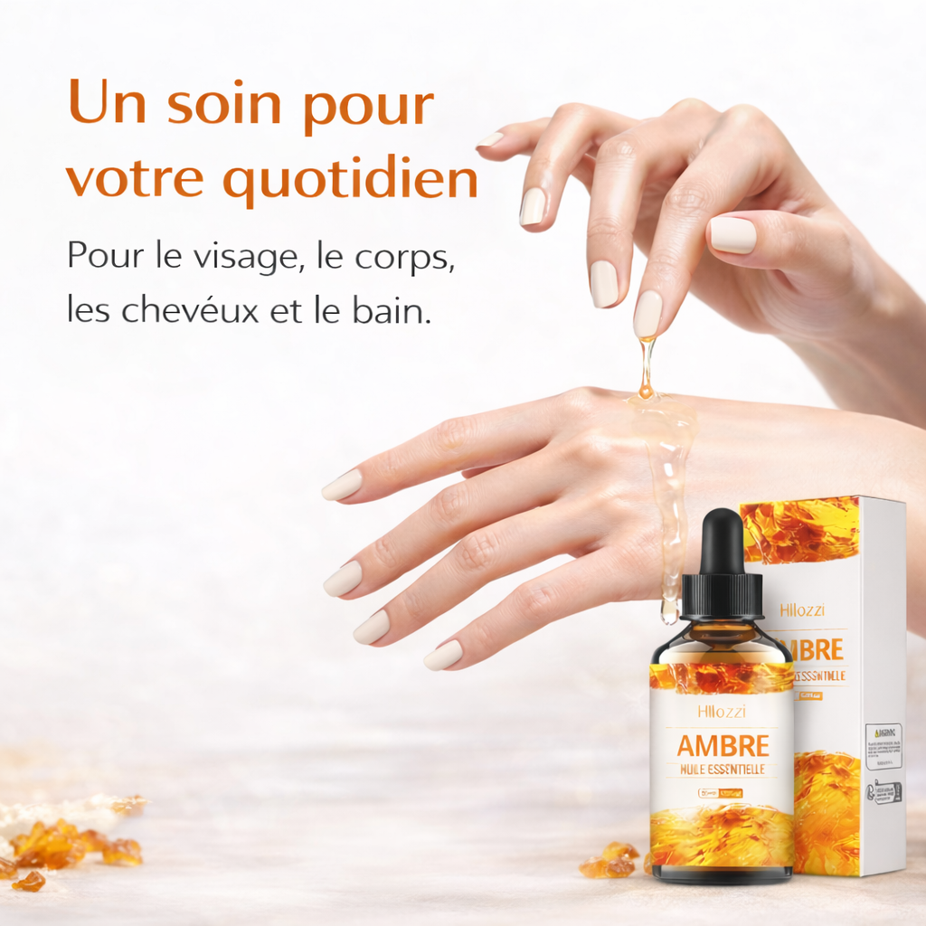 Huile parfumée / parfum ambiance d’Ambre – Relaxation & Sommeil Profond (30 ml)