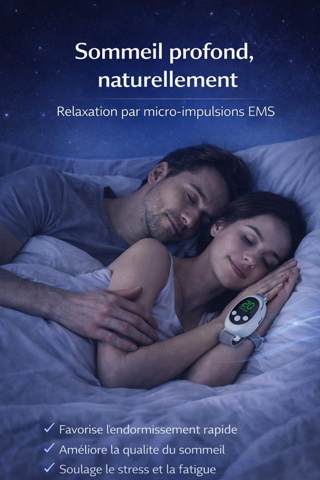 Appareil de Sommeil Intelligent – Anti-Anxiété &amp; Sommeil Profond