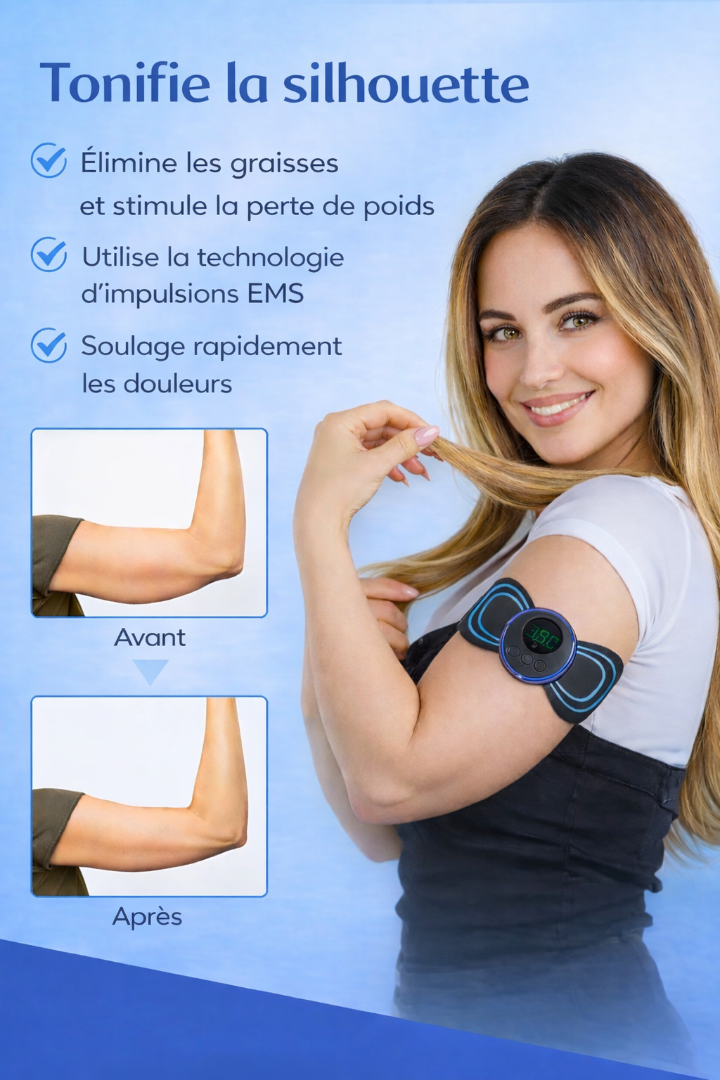 Masseur Électrique de Cou EMS – Relaxation &amp; Soulagement Musculaire